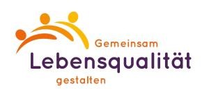 hier ist ein Logo zu sehen: Schriftzug: Gemeinsam Lebensqualität gestalten