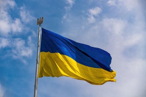 Flagge der Ukraine